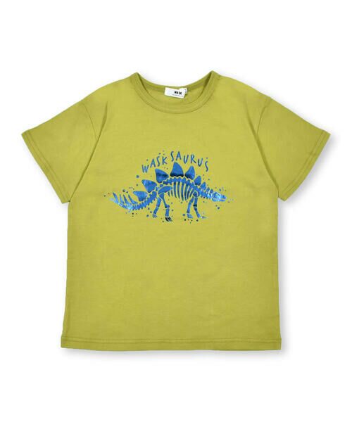 WASK / ワスク Tシャツ | 恐竜箔プリントガラナレ天竺Tシャツ(100~160cm) | 詳細19