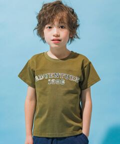 迷彩ロゴパッチ天竺Tシャツ(100~160cm)