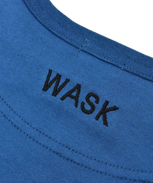 WASK / ワスク Tシャツ | ロゴパッチワークプリント天竺Tシャツ(100~160cm) | 詳細20