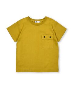 タイガープリントパッチワーク天竺Ｔシャツ(100~160cm)