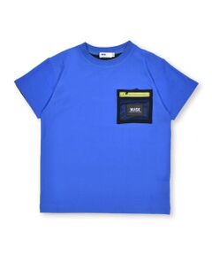 【お揃い】【速乾・接触冷感】速乾メッシュポケット配色Tシャツ(100~160cm)