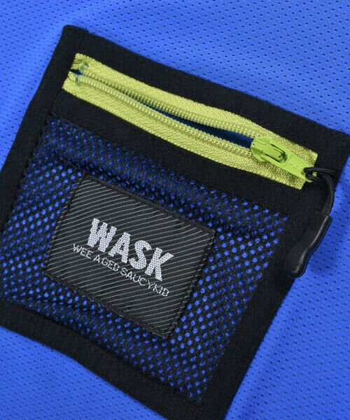 WASK / ワスク Tシャツ | 【お揃い】【速乾・接触冷感】速乾メッシュポケット配色Tシャツ(100~160cm) | 詳細15