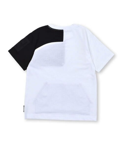 WASK / ワスク Tシャツ | 【接触冷感】袖ファスナーポケット切り替え天竺Tシャツ(100~160cm) | 詳細2