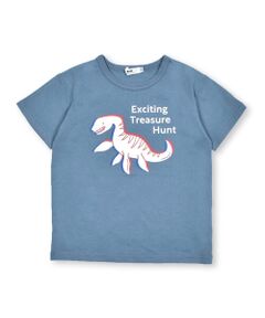 【接触冷感】恐竜ガラナレ天竺Tシャツ(100~160cm)
