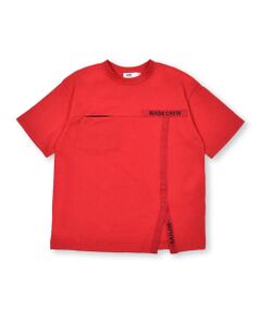 WASK / ワスク Tシャツ | 【接触冷感】配色プリントロゴテープTシャツ(100~160cm)