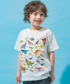 【接触冷感】恐竜アルファベットTシャツ(100~160cm)