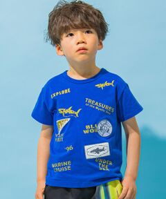 【接触冷感】鮫サガラワッペンTシャツ(100~160cm)