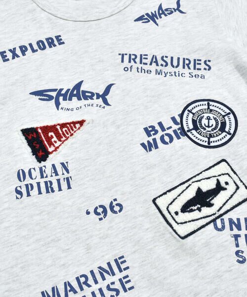 WASK / ワスク Tシャツ | 【接触冷感】鮫サガラワッペンTシャツ(100~160cm) | 詳細17