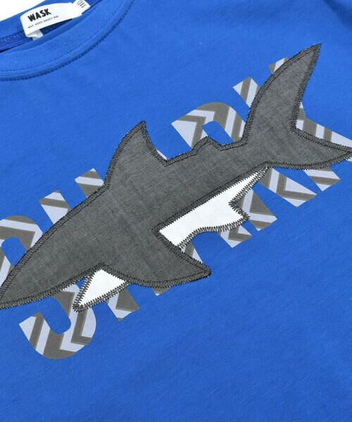 WASK / ワスク Tシャツ | 【接触冷感】サメパッチワークTシャツ(100~160cm) | 詳細7