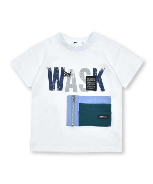 WASK / ワスク Tシャツ | 【接触冷感】配色ポケット付きTシャツ(100~160cm) | 詳細5