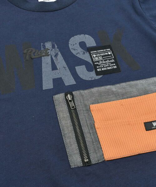 WASK / ワスク Tシャツ | 【接触冷感】配色ポケット付きTシャツ(100~160cm) | 詳細21