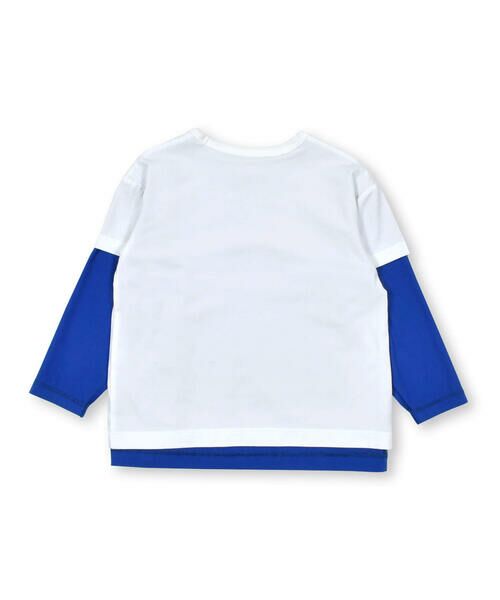 WASK / ワスク Tシャツ | ロゴプリントデニムポケットリバーシブルTシャツ(100~160cm) | 詳細4