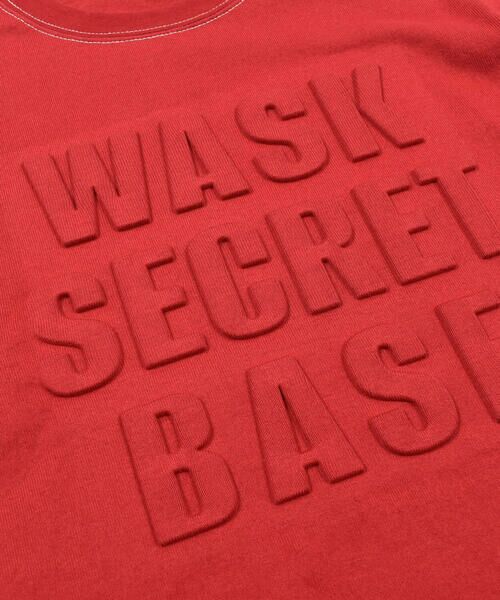WASK / ワスク Tシャツ | エンボスロゴサルプリントTシャツ(100~160cm) | 詳細7