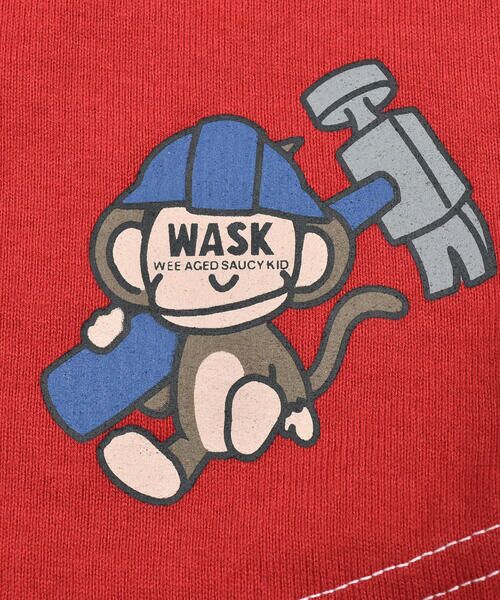 WASK / ワスク Tシャツ | エンボスロゴサルプリントTシャツ(100~160cm) | 詳細10