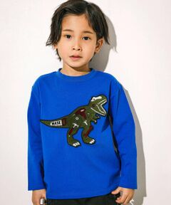 恐竜刺しゅうTシャツ(100~160cm)