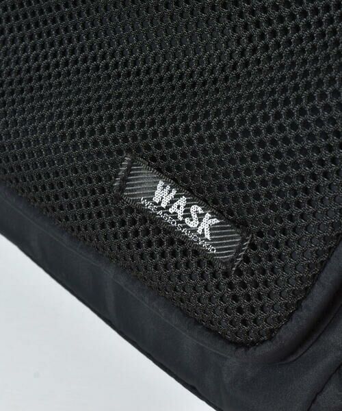 WASK / ワスク バッグ | ロゴ刺しゅうメッシュポケットリュック | 詳細7