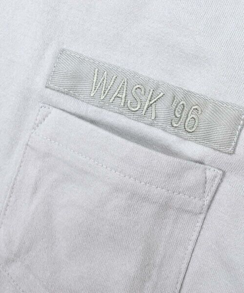 WASK / ワスク Tシャツ | 段染めロゴ天竺Tシャツ(100~160cm) | 詳細17