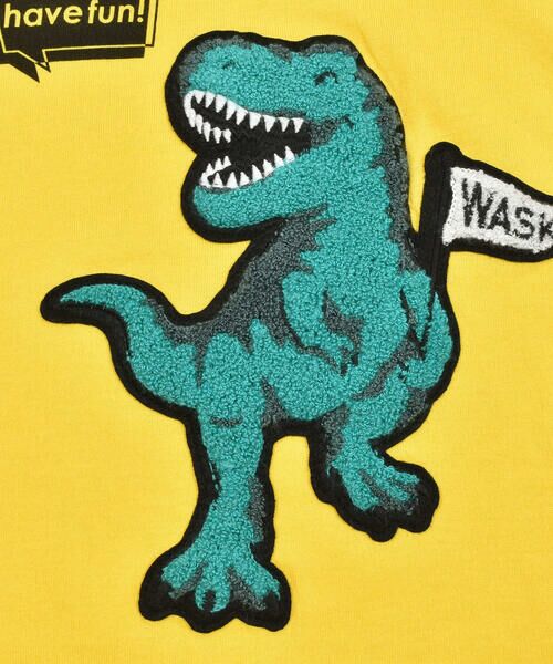 WASK / ワスク Tシャツ | 恐竜サガラワッペン天竺Tシャツ(100~160cm) | 詳細16