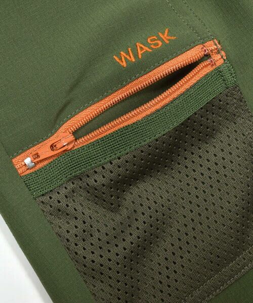 WASK / ワスク ショート・ハーフ・半端丈パンツ | 【速乾/接触冷感】5.5分丈メッシュポケットポリエステルリップパンツ(100~160cm) | 詳細21