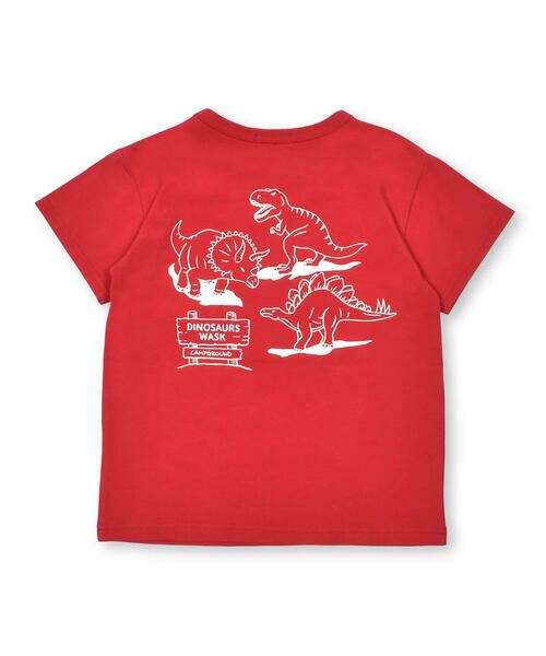 WASK / ワスク Tシャツ | 【速乾】恐竜サガラワッペン天竺Tシャツ(100~160cm) | 詳細4