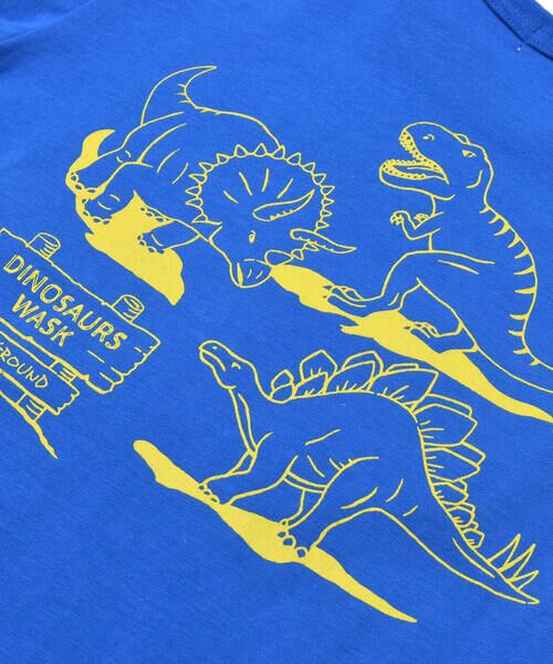 WASK / ワスク Tシャツ | 【速乾】恐竜サガラワッペン天竺Tシャツ(100~160cm) | 詳細21