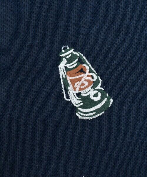 WASK / ワスク Tシャツ | 【速乾】キャンプギア総柄メッシュポケット付き天竺Tシャツ(100~160cm) | 詳細18