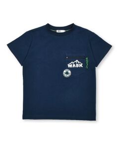 【速乾】キャンプワッペンアウトドア天竺Tシャツ(100~160cm)