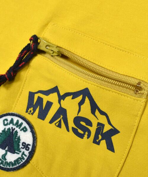 WASK / ワスク Tシャツ | 【速乾】キャンプワッペンアウトドア天竺Tシャツ(100~160cm) | 詳細15