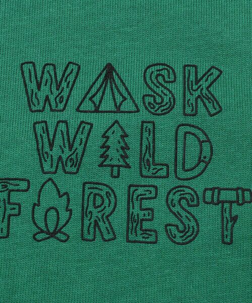 WASK / ワスク Tシャツ | 【抗菌防臭】キャンプギアプリント天竺Ｔシャツ(100~160cm) | 詳細16