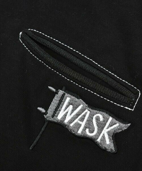 WASK / ワスク Tシャツ | 【抗菌防臭】配色ステッチ７分袖天竺Tシャツ(100~160cm) | 詳細5
