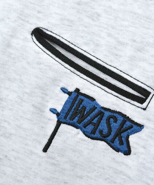 WASK / ワスク Tシャツ | 【抗菌防臭】配色ステッチ７分袖天竺Tシャツ(100~160cm) | 詳細12