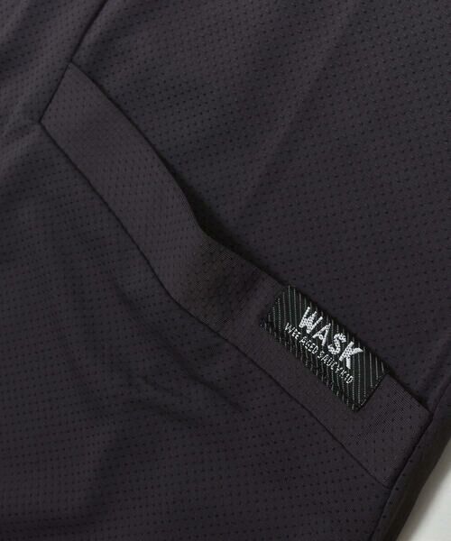 WASK / ワスク テーラードジャケット | 【接触冷感/速乾/UVカット】異素材ポケットメッシュポケッタブルパーカー(100~160cm) | 詳細10