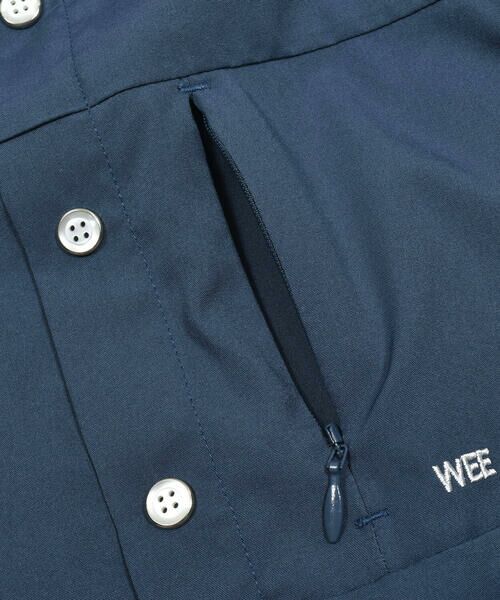 WASK / ワスク Tシャツ | 【お揃い】ポリエステルポプリンファスナーポケットシャツ(100~160cm) | 詳細9