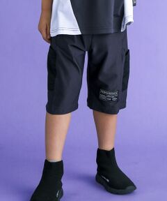 【速乾/接触冷感】【お揃い】5.5分丈メッシュタフタポケットパンツ(100~160cm)