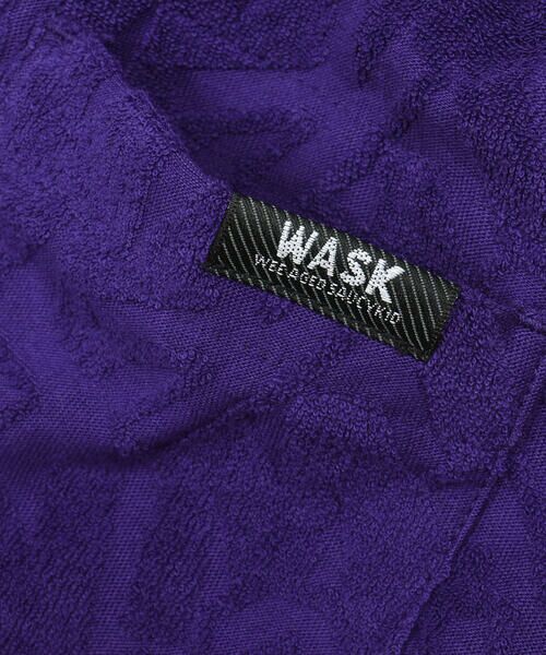 WASK / ワスク ショート・ハーフ・半端丈パンツ | 5分丈ワッペンロゴパイルジャガードパンツ(100~160cm) | 詳細21