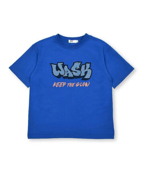 WASK / ワスク Tシャツ | 【速乾】ロゴ中空刺しゅう天竺Tシャツ(100~160cm) | 詳細3