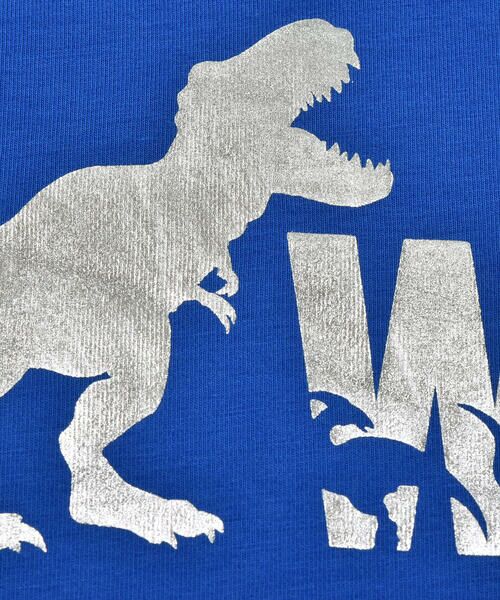 WASK / ワスク Tシャツ | 【速乾】恐竜箔プリント総柄天竺Tシャツ(100~160cm) | 詳細8