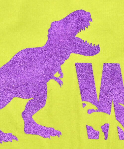 WASK / ワスク Tシャツ | 【速乾】恐竜箔プリント総柄天竺Tシャツ(100~160cm) | 詳細18