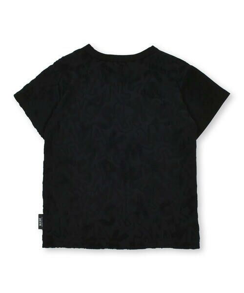 WASK / ワスク Tシャツ | ロゴパイルジャガード切り替え天竺Tシャツ(100~160cm) | 詳細5