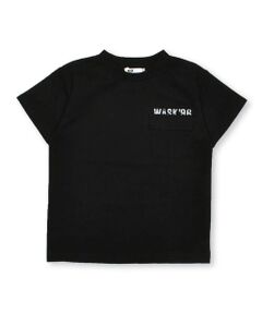 【接触冷感】胸ポケットバックSUMMERプリント天竺Tシャツ(100~160cm)