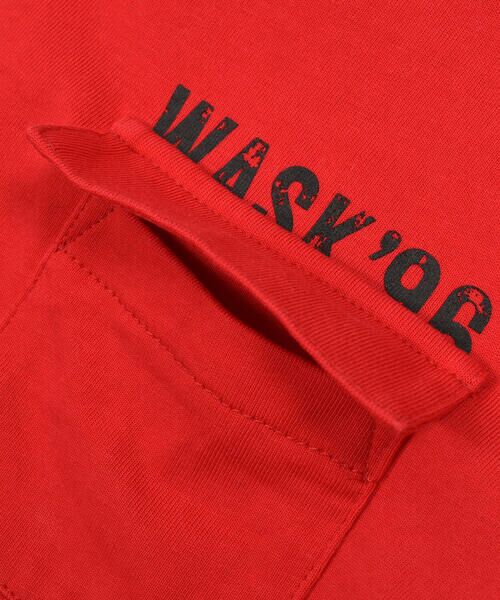 WASK / ワスク Tシャツ | 【接触冷感】胸ポケットバックSUMMERプリント天竺Tシャツ(100~160cm) | 詳細8