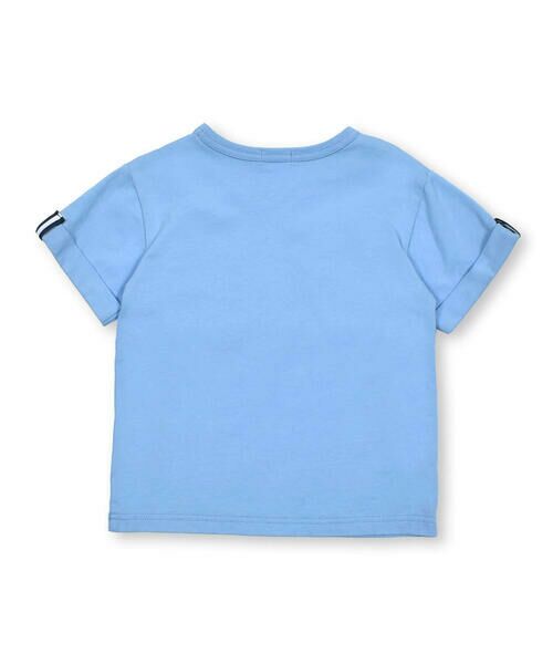WASK / ワスク Tシャツ | 袖折り返しブロックプリント天竺Tシャツ(100~160cm) | 詳細2