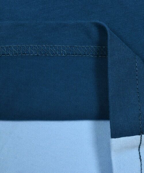 WASK / ワスク Tシャツ | 【接触冷感】配色異素材ファスナーポケットロゴ天竺Tシャツ(100~160cm) | 詳細11