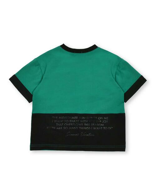 WASK / ワスク Tシャツ | 【接触冷感】配色異素材ファスナーポケットロゴ天竺Tシャツ(100~160cm) | 詳細16