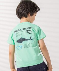 【接触冷感】WASK SHARK 天竺Tシャツ(100~160cm)