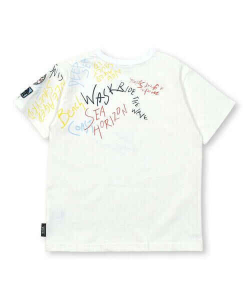 WASK / ワスク Tシャツ | 手書き風ロゴ＋ワッペン天竺Tシャツ(100~160cm) | 詳細5