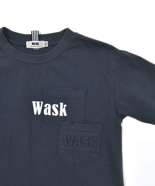 WASK / ワスク Tシャツ | ダブルポケットダメージ加工Tシャツ(100~160cm) | 詳細6