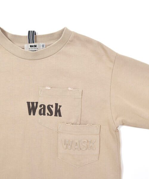 WASK / ワスク Tシャツ | ダブルポケットダメージ加工Tシャツ(100~160cm) | 詳細13