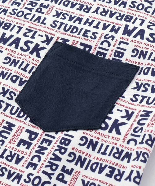 WASK / ワスク Tシャツ | ワッペンTシャツ+ロゴ柄ロンT セット(100~160cm) | 詳細14