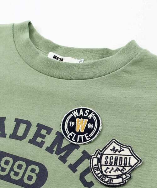 WASK / ワスク Tシャツ | ワッペンTシャツ+ロゴ柄ロンT セット(100~160cm) | 詳細8